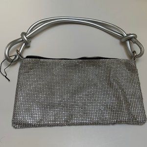 Call It Spring Mesh Rhinestone Bag